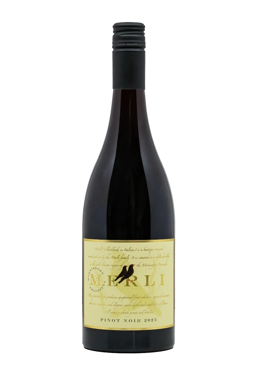 Merli 2025 Pinot Noir bottle